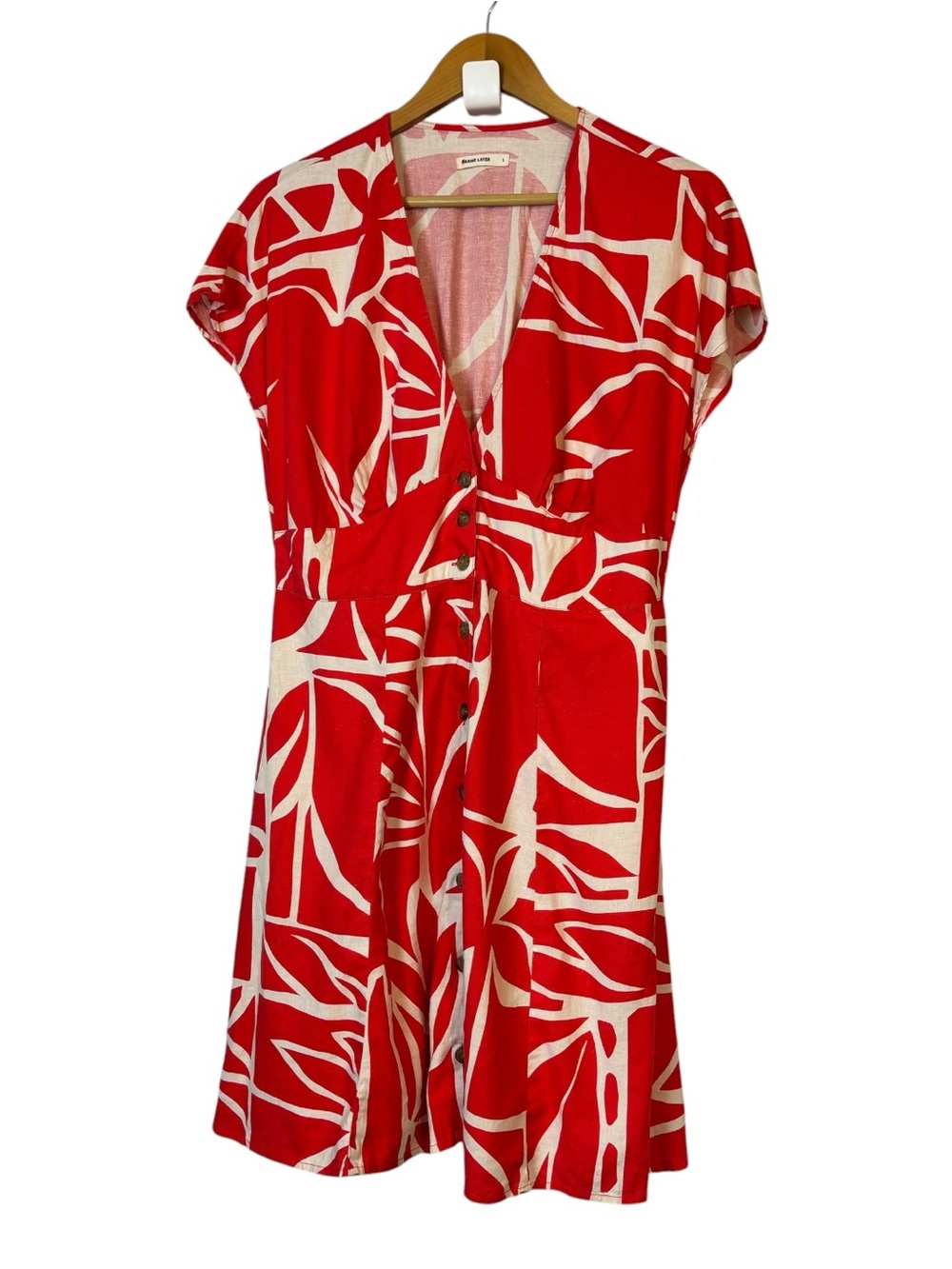 Marine Layer Camila Sunset Mosaic Mini Dress women’s size L
